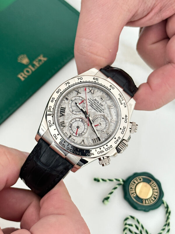 Rolex Daytona 116519 White Gold "Meteorite Dial"