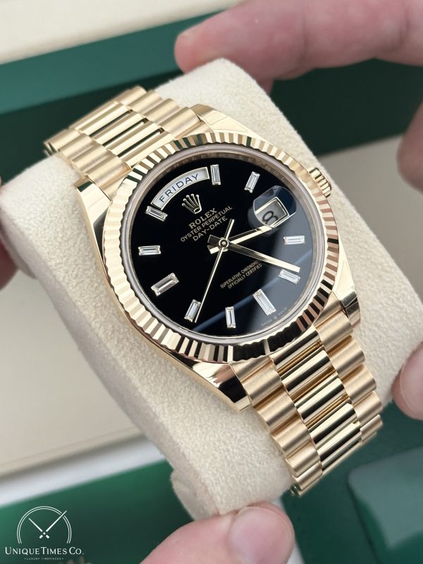 Rolex Day-Date Onyx Dial